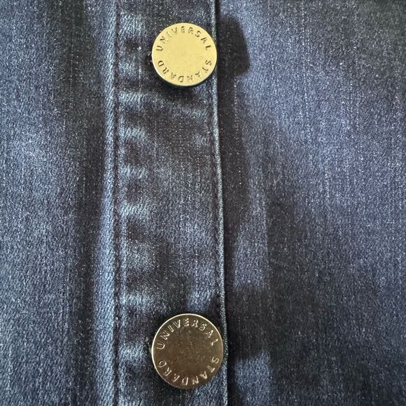 Universal Standard Ang Denim Buttons Down Skirt Size 4XS (00-0) - Picture 5 of 8